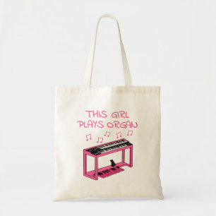 Tote Bag Cette Fille Joue Orgue Femme Organiste De Jazz
