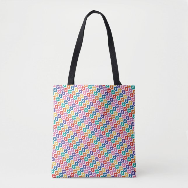 Tote Bag Chaîne de couleurs (Devant)