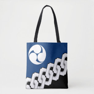 Tote Bag Chaîne japonaise et Mistudomoe Crest