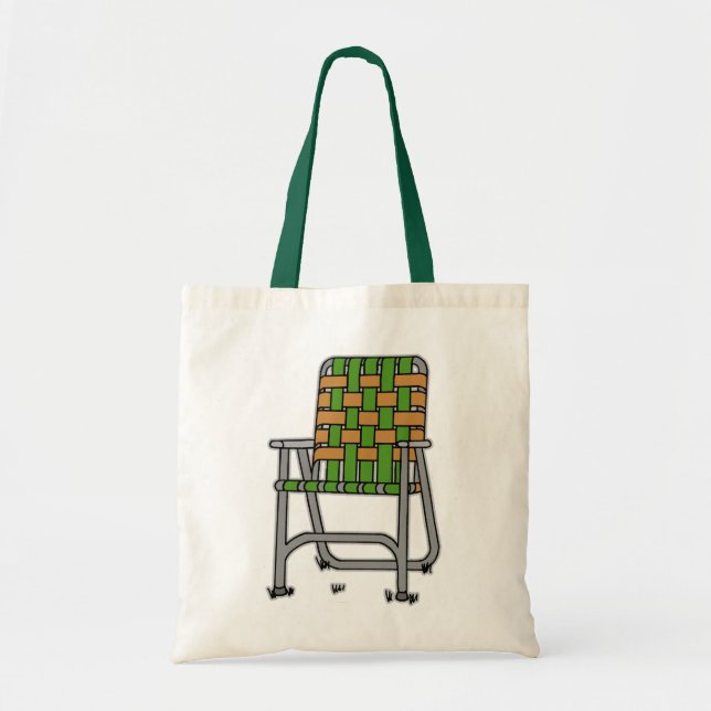 Tote Bag Chaise de pelouse pliante (Devant)
