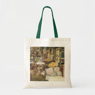 Tote Bag Chambre de fleurs par Childe Hassam, Beaux-arts vi