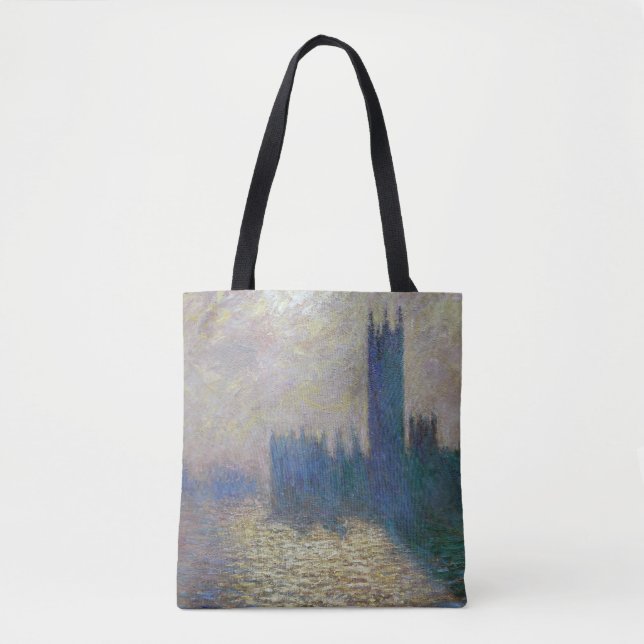 Tote Bag Chambres du Parlement (Londres), Monet (Devant)