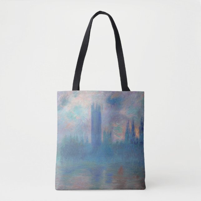 Tote Bag Chambres du Parlement (Londres), Monet (Devant)