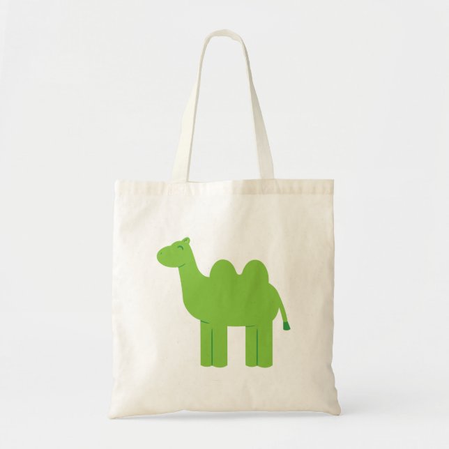 Tote Bag Chameau vert mignon (Devant)