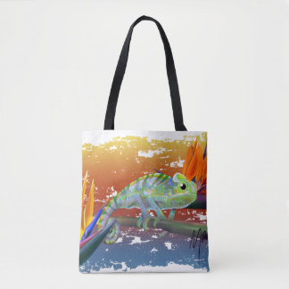 Tote Bag Chameleon 