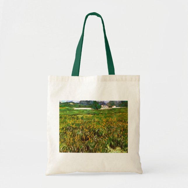 Tote Bag Champ de blé à Auvers par Vincent van Gogh (Devant)