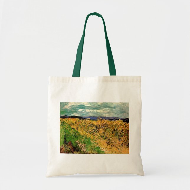 Tote Bag Champ de blé aux bleuets de Vincent van Gogh (Devant)