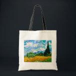 Tote Bag Champ de blé avec Cyprès, Van Gogh<br><div class="desc">Vincent Willem van Gogh (30 mars 1853 - 29 juillet 1890) était un peintre post-impressionniste hollandais qui est l'une des figures les plus célèbres et influentes de l'histoire de l'art occidental. En un peu plus de dix ans, il a créé environ 2100 oeuvres, dont environ 860 peintures à l'huile, dont...</div>