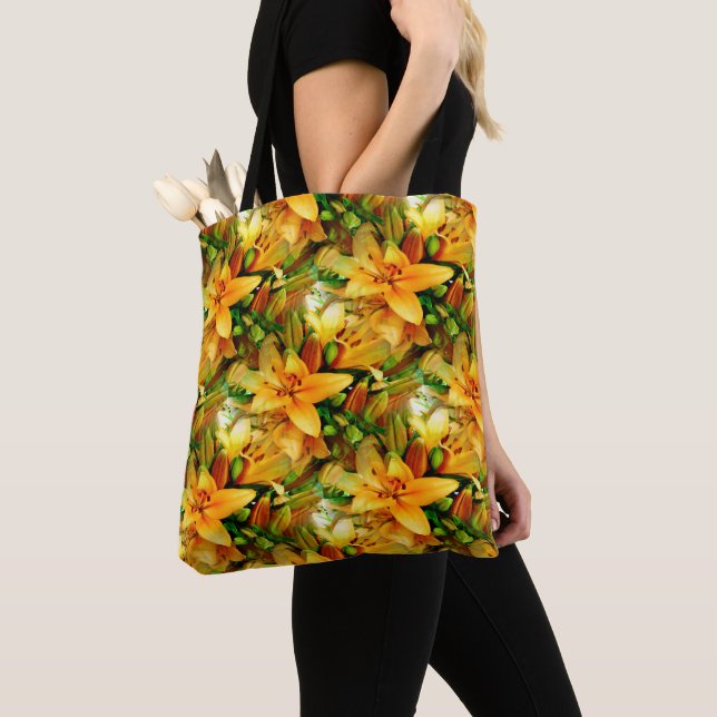 Tote Bag Champ de Lilies....... (De près)