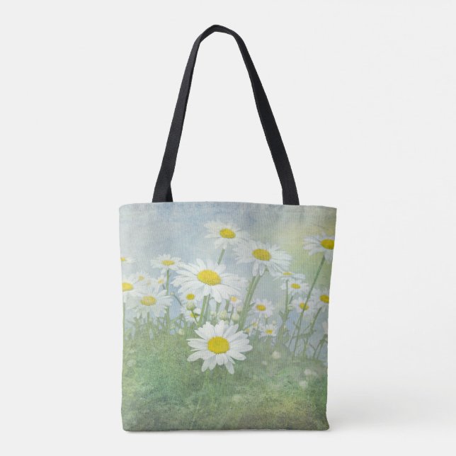 Tote Bag champ de marguerites d'été (Dos)