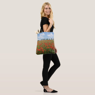 Tote Bag Champ de pavot en fleurs