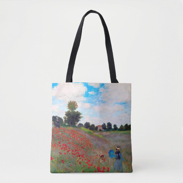 Tote Bag Champ de pavot, Monet (Devant)
