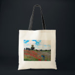 Tote Bag Champ de pavot, Monet<br><div class="desc">Oscar-Claude Monet (14 novembre 1840 - 5 décembre 1926) était un peintre français, un fondateur de la peinture impressionniste française et le praticien le plus constant et le plus prolifique de la philosophie du mouvement d'exprimer ses perceptions avant la nature, surtout en ce qui concerne la peinture en plein air...</div>