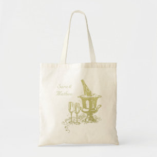 Tote Bag Champagne et art en verre