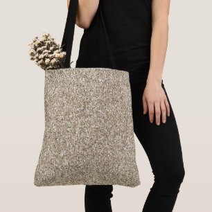 Tote Bag Champagne Gold Glitzy Parties scintillant