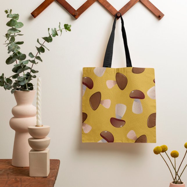 Tote Bag Champignons Brown (Créateur téléchargé)