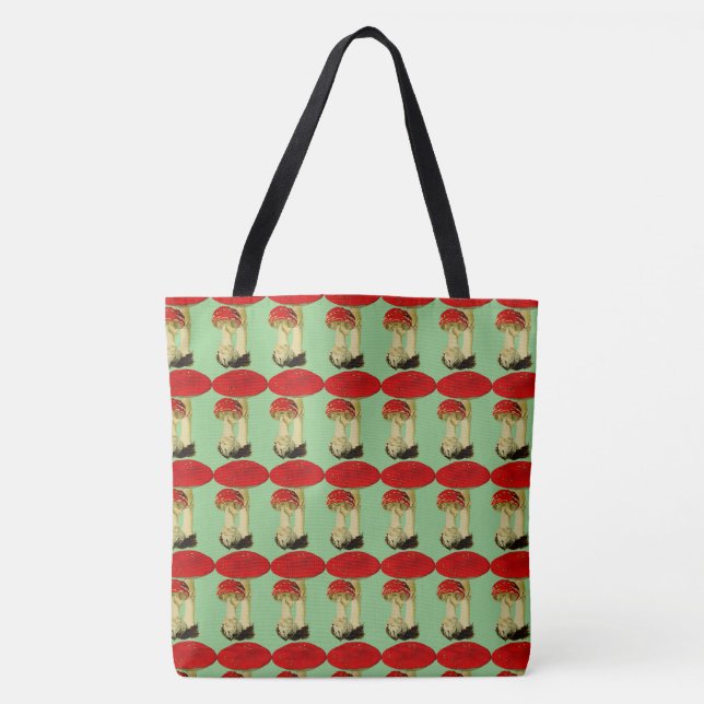 Tote Bag Champignons funky (Devant)