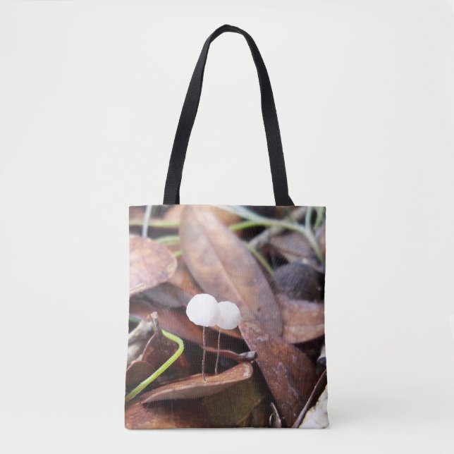 Tote Bag Champignons minuscules sur fourre-tout imprimé (Devant)