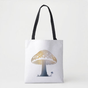 Tote Bag Champignons Nature Environnement Vie Silhouette St