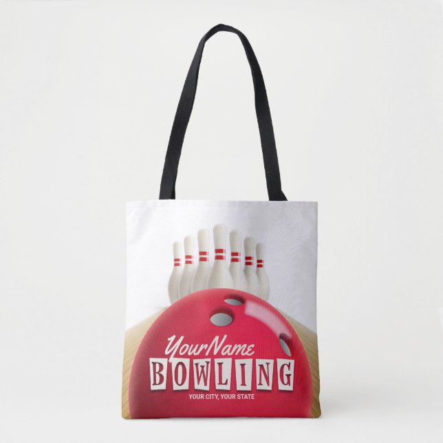 Tote Bag Championnat de football américain de bowling (Devant)