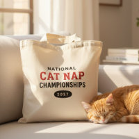 Championnat de sieste de chat rétro drôle humour n
