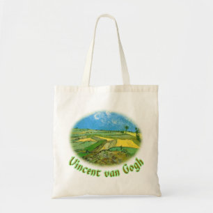 Tote Bag Champs de blé à Auvers Sous Ciel Nuageux, van Gog