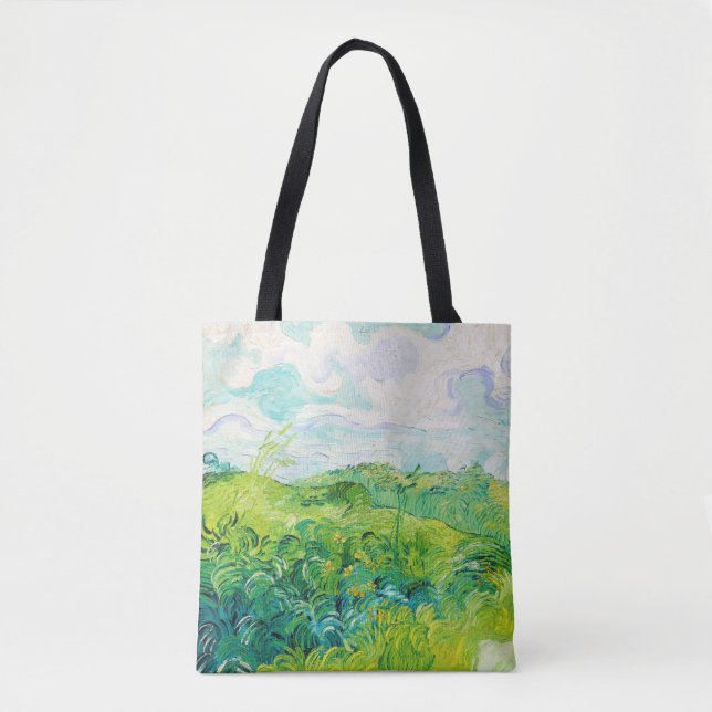 Tote Bag Champs de blé vert, Van Gogh (Devant)