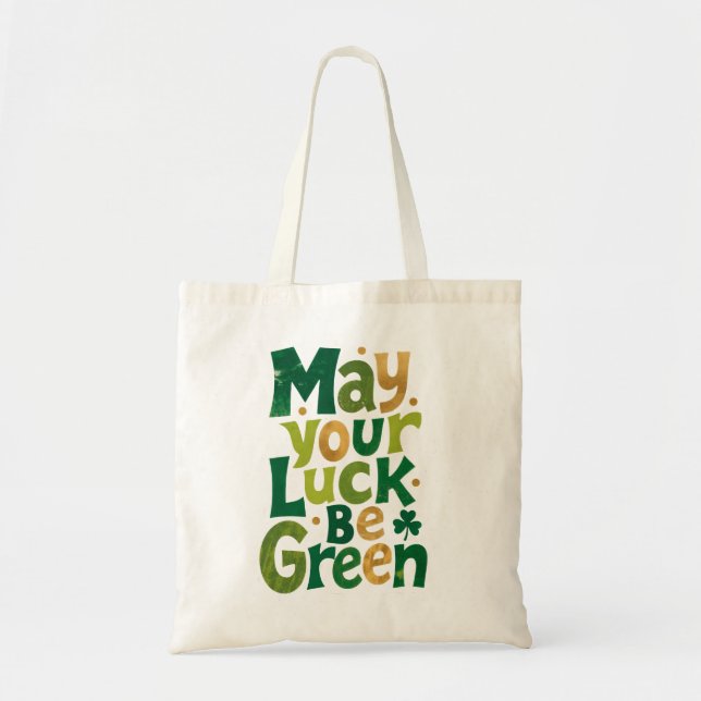 Tote Bag Chance Verte Irlandaise (Devant)