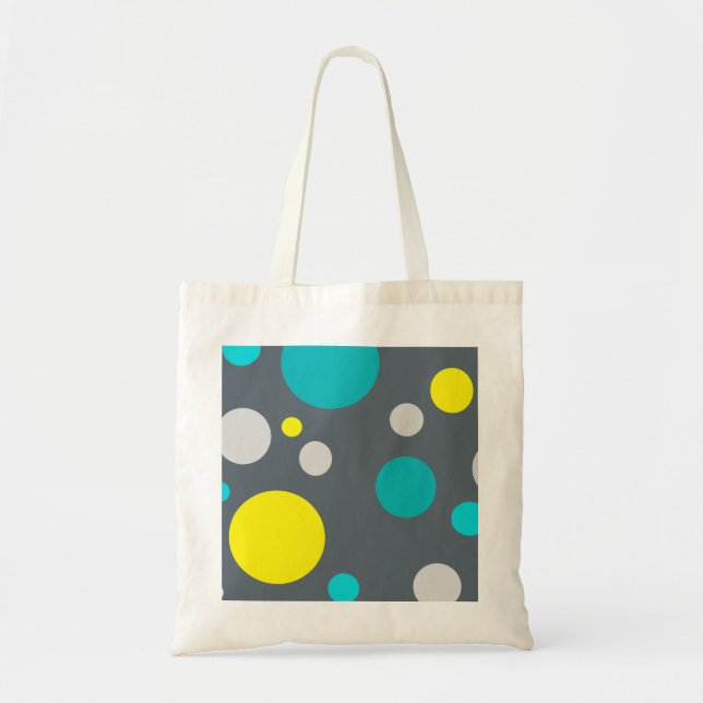 Tote Bag Chanceux bulles colorées (Devant)