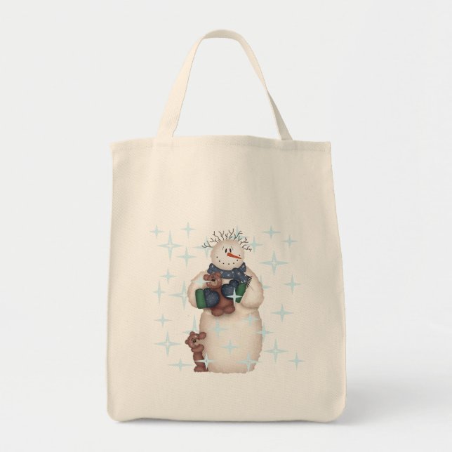 Tote Bag Chandails et cadeaux Nounours et bonbons (Devant)
