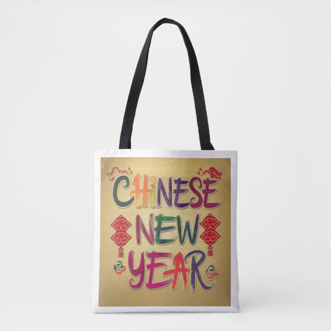 Tote Bag Changement du Nouvel An chinois (Devant)