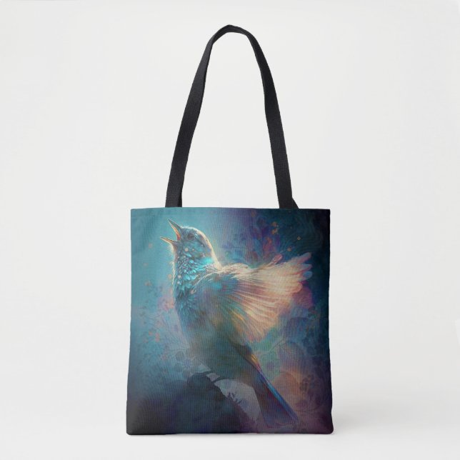 Tote Bag Chanson Mystique Magique Chantant Sa Chanson (Devant)