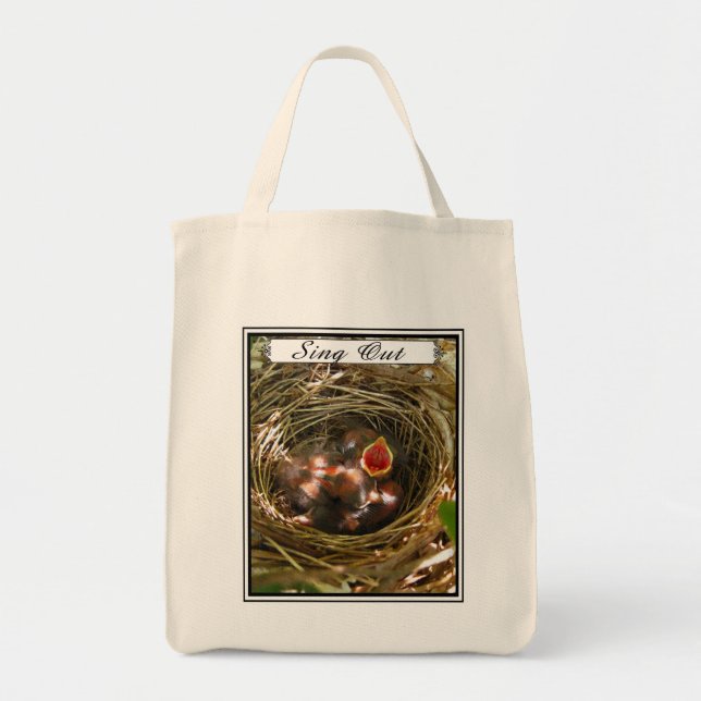 Tote Bag Chanter dehors - Fourre-tout (Devant)