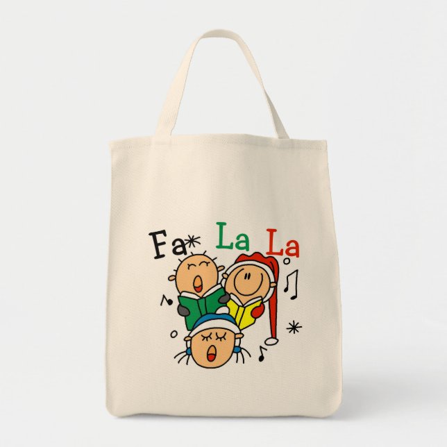 Tote Bag Chanter des chansons de Noël Tshirts et cadeaux (Devant)