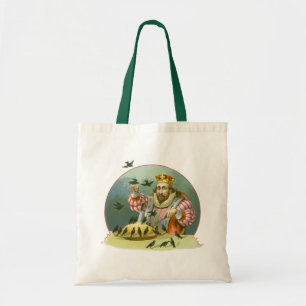 Tote Bag Chantez une chanson de six pence, comptine vintage