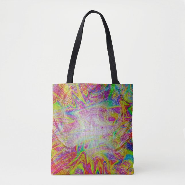 Tote Bag Chaos Abstrait (Devant)