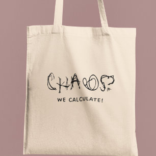 Tote Bag Chaos ? Nous calculons Prof de physique drôle