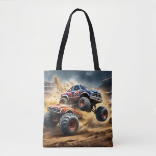 Tote Bag Chaos sur roues : Monster Truck Smash Derby