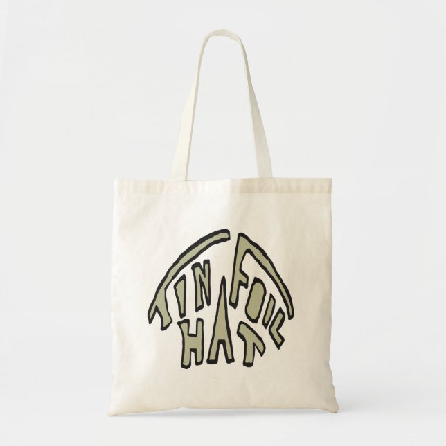 Tote Bag Chapeau en Papier Aluminium (Devant)