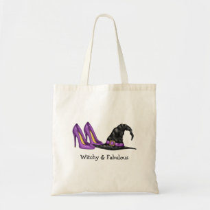 Tote Bag Chapeau et chaussures de sorcière Halloween fantai