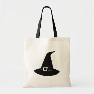 Tote Bag Chapeau Pointu Mystique – Illustration au Pinceau 