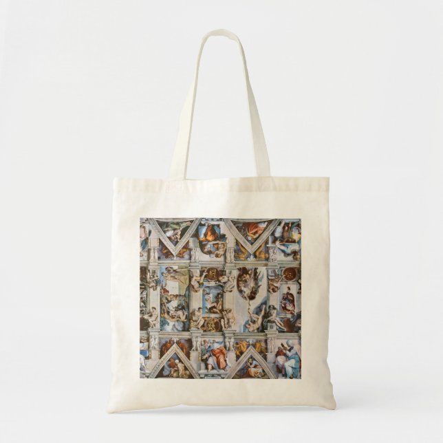 Tote Bag Chapelle Sixtine Plafond Michelangelo (Devant)