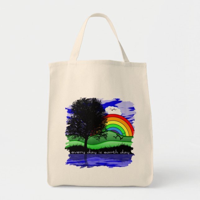 Tote Bag Chaque jour est Jour des terres (Devant)