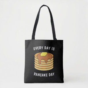 Tote Bag Chaque Jour Est Pancake Day Sirop D'Érable Et Beur
