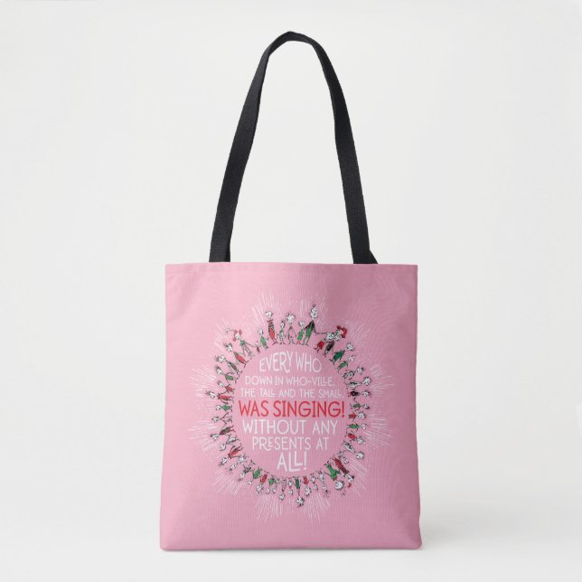 Tote Bag Chaque Qui en bas de Qui-Ville (Devant)