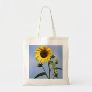 Tote Bag Chardonneret américain sur le tournesol