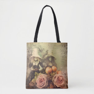Tote Bag Chariot Halloween vintage (1)
