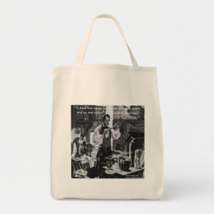 Tote Bag Charles Goodyear Semer et Récolter Citation de Sag