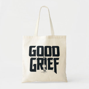 Tote Bag Charlie Brown "Good Grief" Rock Band Tee Graphic
