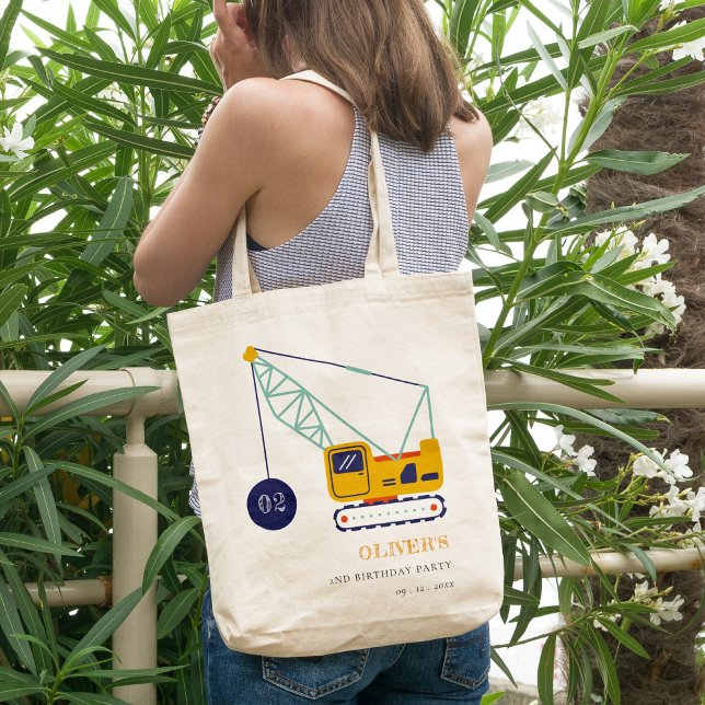 Tote Bag Charmant véhicule de grue de construction n'import (Créateur téléchargé)